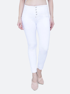 FCK-3 Regular Women White Jeans