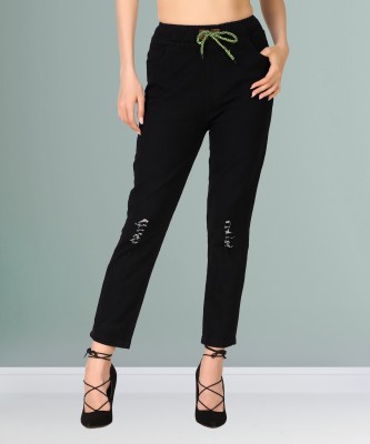 Ira Collections Boyfriend Women Black Jeans