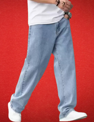 comfits Loose Fit Men Light Blue Jeans