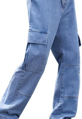 zaba Loose Fit Men Light Blue Jeans