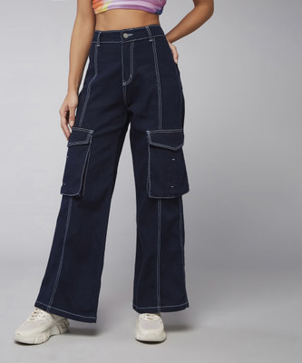 DOLCE CRUDO Flared Women Blue Jeans