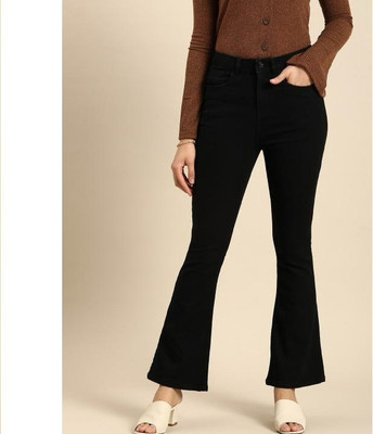 1DAYSTREET Boot-Leg Women Black Jeans