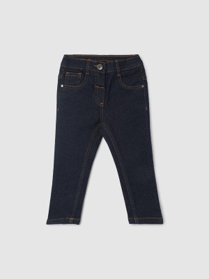 MAX Regular Baby Girls Blue Jeans