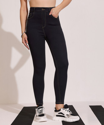DOLCE CRUDO Skinny Women Black Jeans