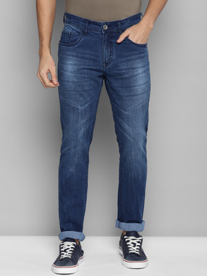 Allen Cooper Comfortable Slim Mid Rise Stretchable Slim Men Blue Jeans