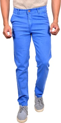 Moudlin Slim Men Light Blue Jeans