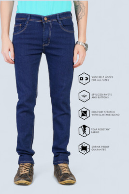 Lzard Regular Men Green Jeans