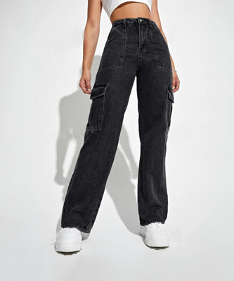 hovac Boot-Leg Women Black Jeans