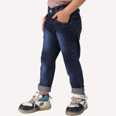 Kcoy Slim Boys Dark Blue Jeans