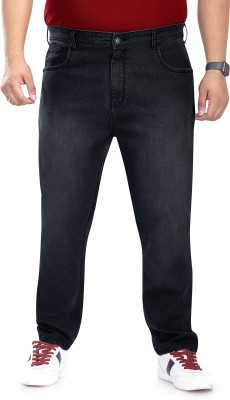 Pluss Tribe Regular Men Black Jeans