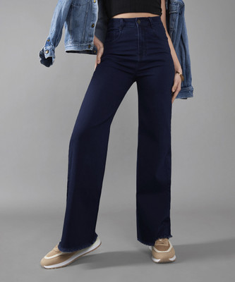 DOLCE CRUDO Boot-Leg Women Blue Jeans
