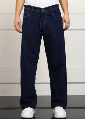 ANGERHOOD Loose Fit Men Dark Blue Jeans