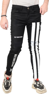 Styzon Boyfriend Men Black Jeans