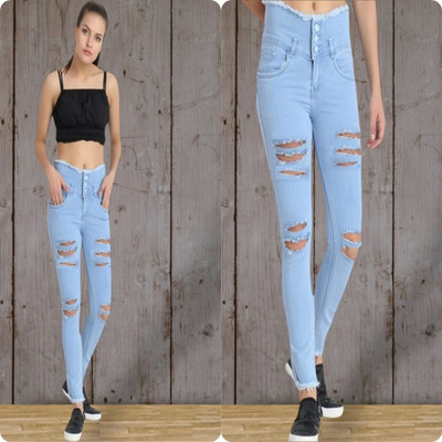 1DAYSTREET Skinny Women Light Blue Jeans