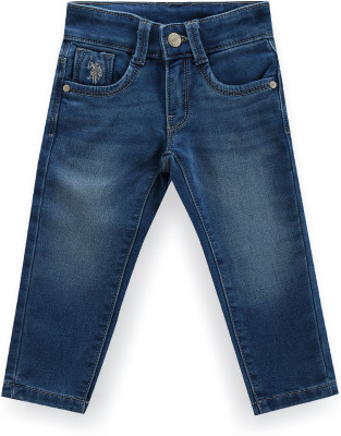 U.S. POLO ASSN. Slim Baby Boys Blue Jeans