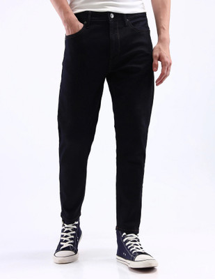 FLYING MACHINE Tapered Fit Men Black Jeans