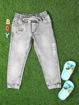 V-MART Jogger Fit Boys Grey Jeans