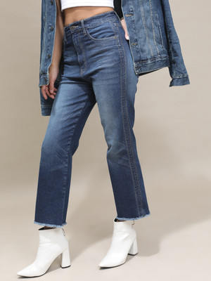 Tokyo Talkies Slim Women Dark Blue Jeans
