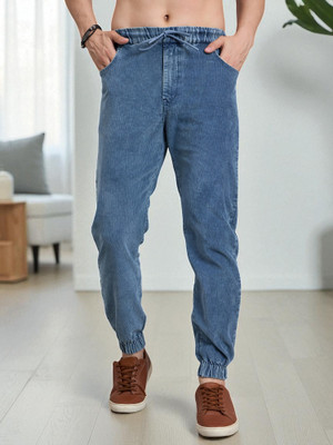 STUDIO NEXX Jogger Fit Men Light Blue Jeans