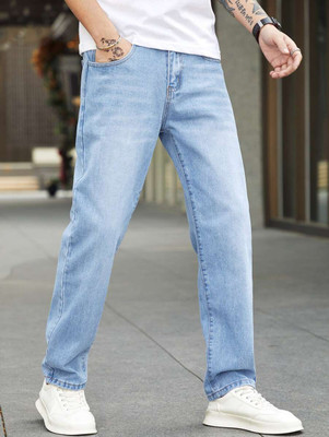 First Date Straight Fit Men Light Blue Jeans