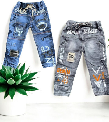 EASTWARDS Relaxed Fit Baby Boys Blue Jeans(Pack of 2)