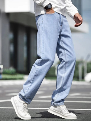 Denim Life Loose Fit Men Light Blue Jeans
