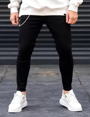 Kazama Slim Men Black Jeans