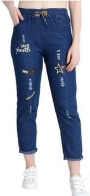 Relieco Jogger Fit Women Blue Jeans