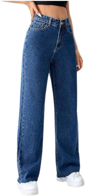 HouseOfCommon Straight Fit Women Dark Blue Jeans