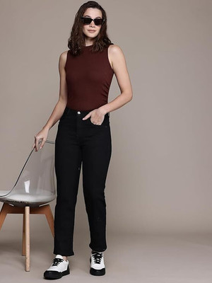 HouseOfCommon Boyfriend Women Black Jeans