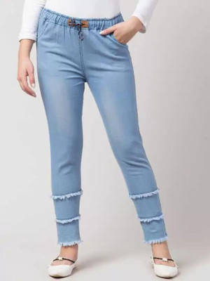 JEGFIT Jegging For Girls(Blue, Pack of 1)