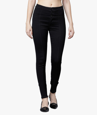 Tokyo Talkies Super Skinny Women Black Jeans