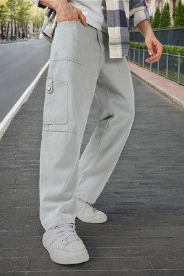 Urbano Fashion Loose Fit Men Grey Jeans