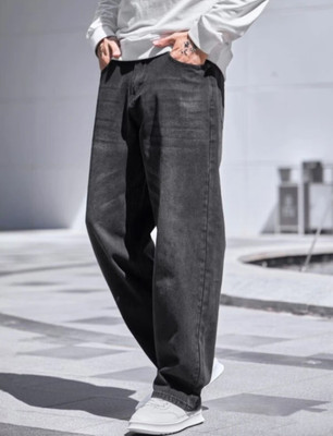 JAAR FASHION Loose Fit Men Black Jeans