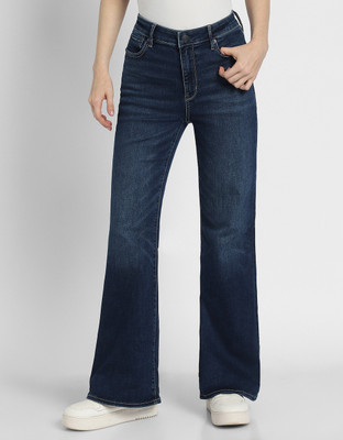 American Eagle Relaxed Fit Women Dark Blue Jeans