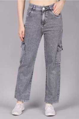 K R ENTERPRISES Flared Women Grey Jeans