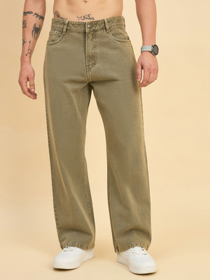 STUDIO NEXX Loose Fit Men Beige Jeans