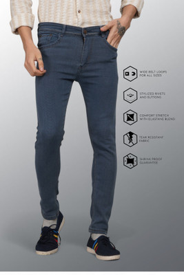 Lzard Regular Men Grey Jeans
