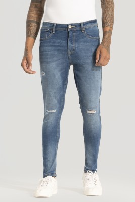 Snitch Skinny Men Blue Jeans