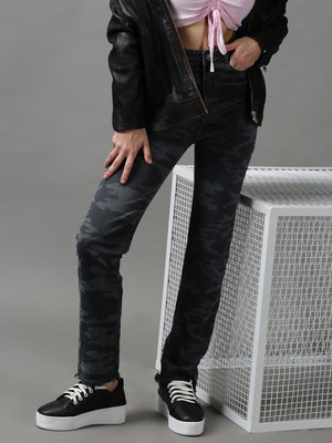 SHOWOFFFF Regular Women Grey, Black Jeans