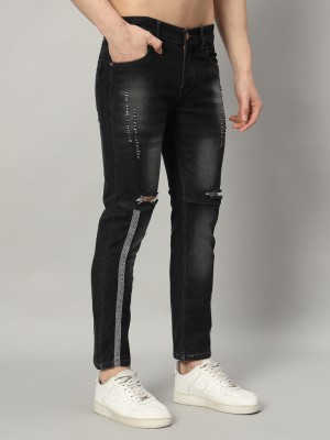 FUDE PRIDE Slim Men Dark Grey Jeans