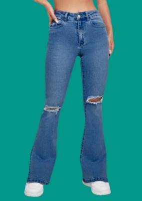 VBEAUTI Regular Women Dark Blue Jeans