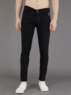 PODGE Slim Men Black Jeans