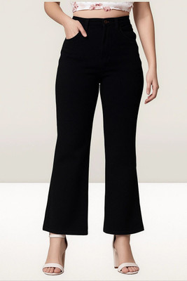 SITIZ Straight Fit Girls Black Jeans