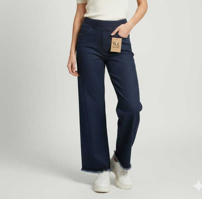 Wicked Kharey Regular Women Dark Blue Jeans