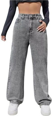 Riacult Regular Women Grey Jeans