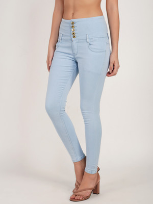 MM-21 Skinny Women Light Blue Jeans
