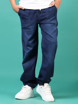 V-MART Regular Boys Dark Blue Jeans