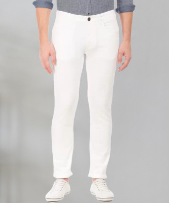 Moda Rapido Slim Men White Jeans