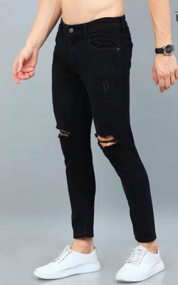 RusticBlooms Regular Men Black Jeans